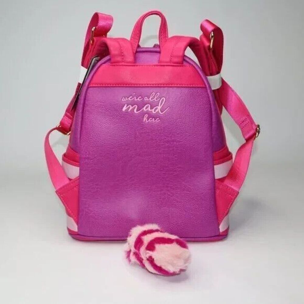 Loungefly Disney Alice in Wonderland Cheshire Cat figural Mini Backpack - Picture 4 of 8